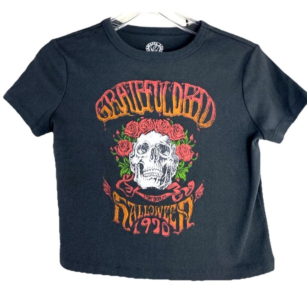 Grateful Dead Black Tee with Red and Orange Design